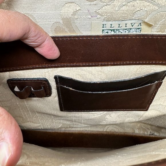 Elliva Boston Laptop Travel Bag Leather trim - Picture 15 of 16